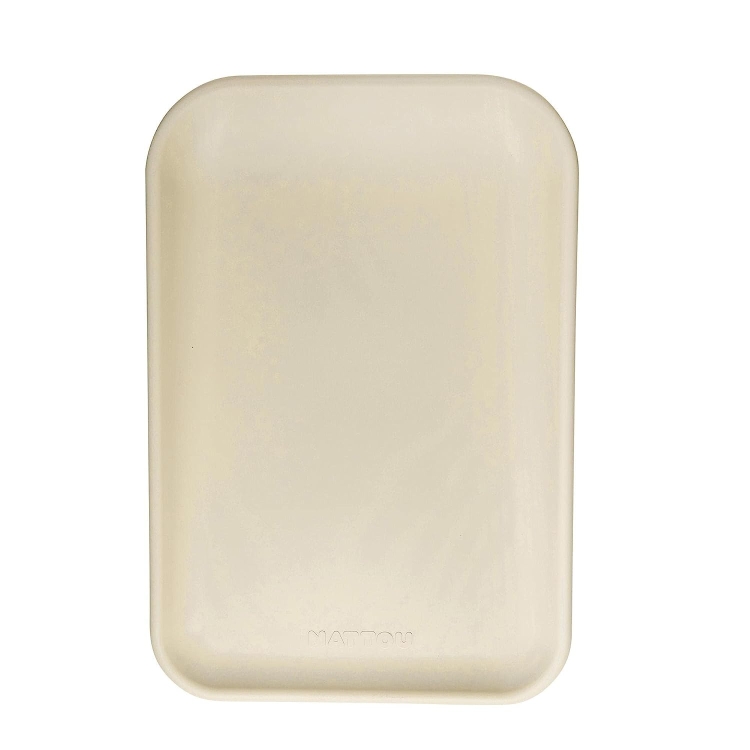 Nattou Silikonowa mata do przewijania Softy Pianka PU beżowa