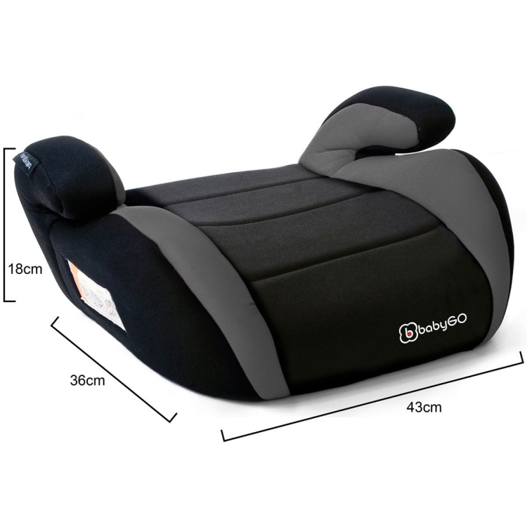 BabyGO Booster fotelik samochodowy podstawka 15-36 bez isofix