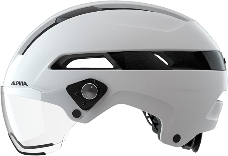 ALPINA SOHO VISOR -kask z okularami 51-56 biały