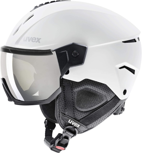 Uvex Uniseks Instinct Visor kask narciarski unisex  56-58 cm biały