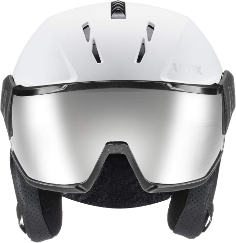 Uvex Uniseks Instinct Visor kask narciarski unisex  56-58 cm biały
