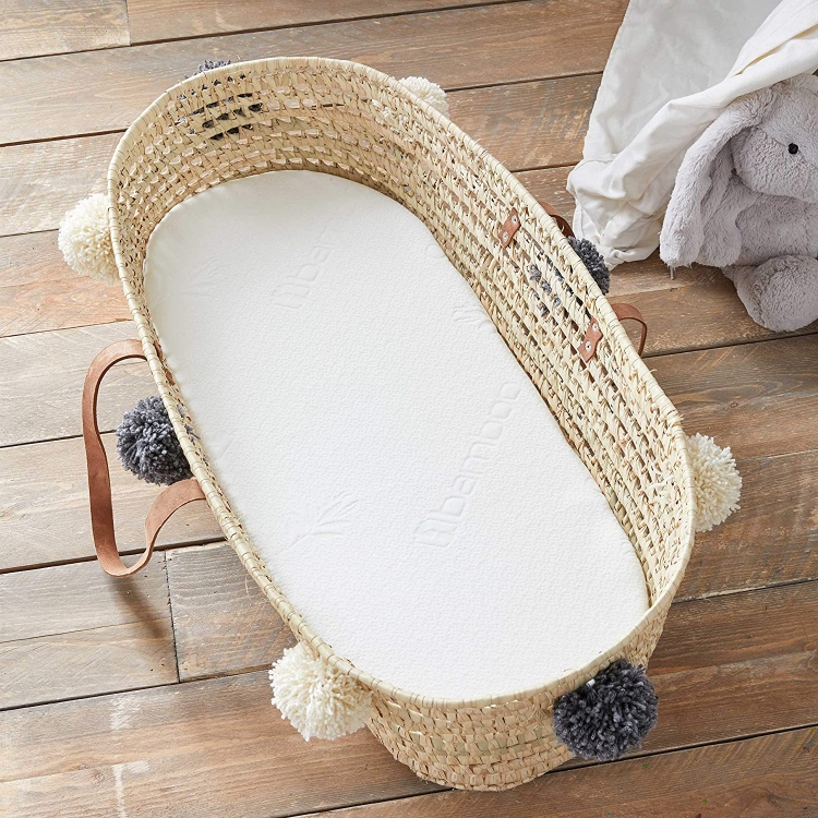 Materac Babysom do kołyski kosza wózka chicco hug 72x32cm