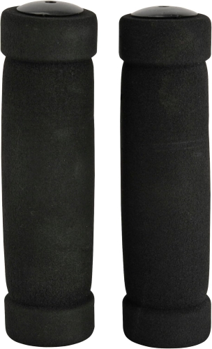 Fischer 85753 Soft uchwyty na kierownicę rowerową, czarne, rozmiar uniwersalny
