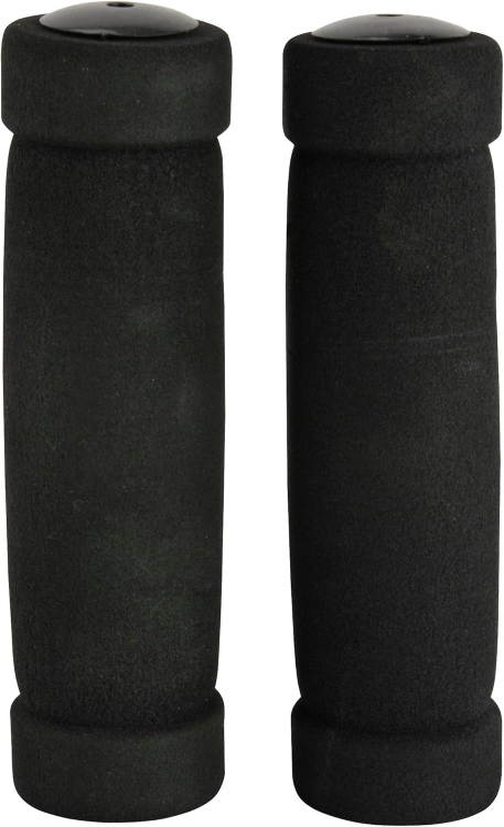Fischer 85753 Soft uchwyty na kierownicę rowerową, czarne, rozmiar uniwersalny
