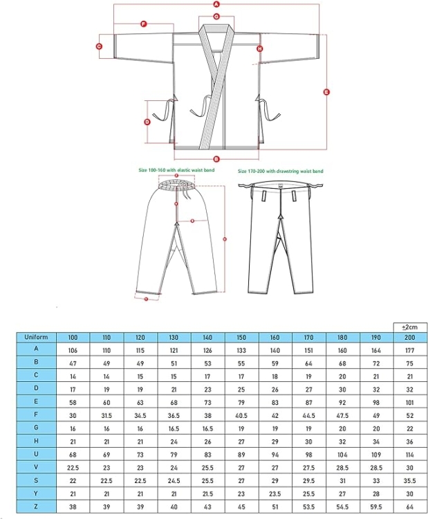 IPPONGEAR Strój do karate Unisex-Youth Club 2 kimono Gi rozm 160