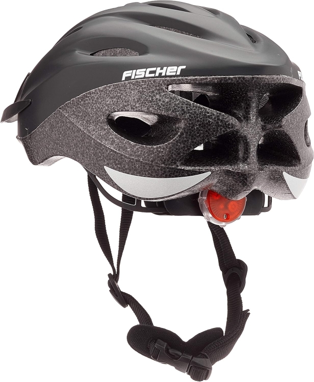 OUTLET Fischer kask rowerowy dla dorosłych z lampką rozm S/M, 54-59cm