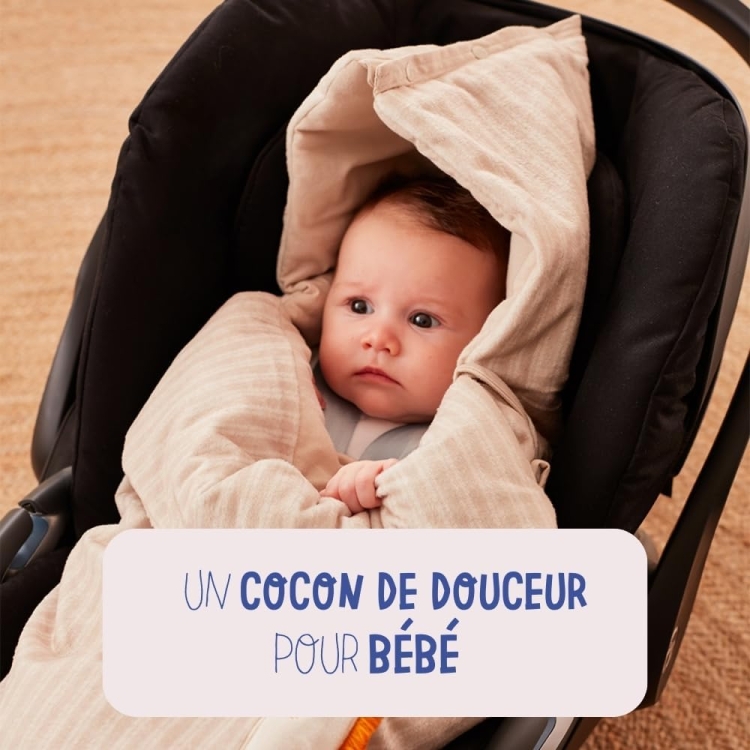 Noukie's T&S śpiworek 0-6 m do wózka lub fotelika otulacz