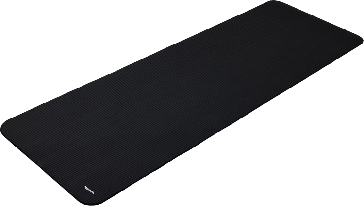 AMAZON BASICS mata do jogi pilatesu ANTYPOŚLIZGOWA 183x61 CM czarna