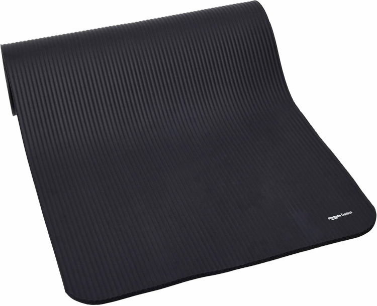 AMAZON BASICS mata do jogi pilatesu ANTYPOŚLIZGOWA 183x61 CM czarna