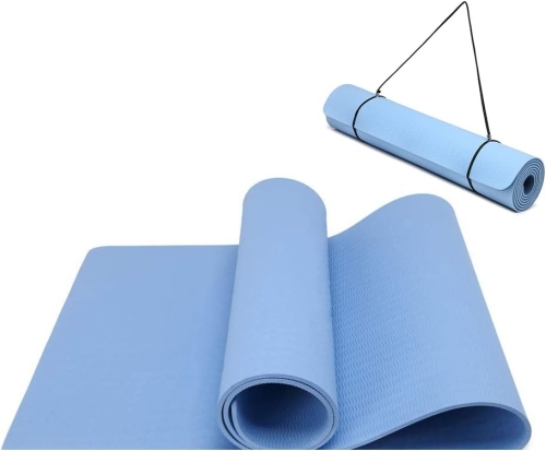 Oak & Tea Gimnastyka Mata do jogi Fitness Antypoślizgowa 183x61x0,6cm