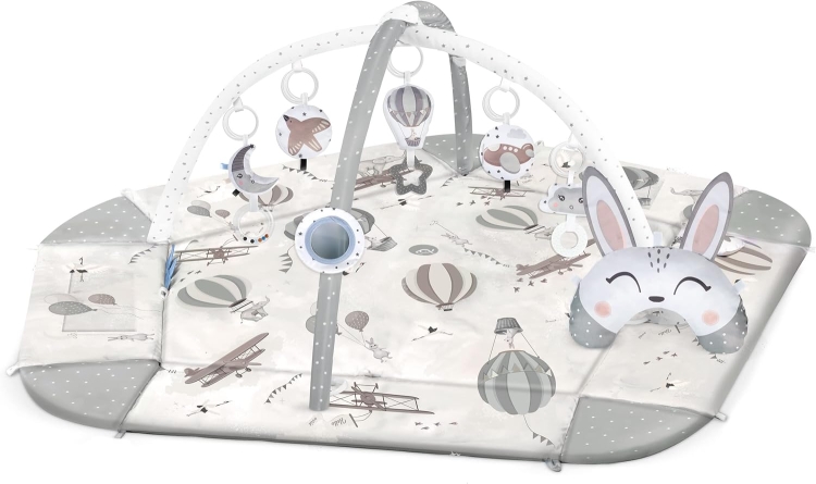 Nukido Mata edukacyjna interaktywna XXL 5w1 mata dla dzieci Retro