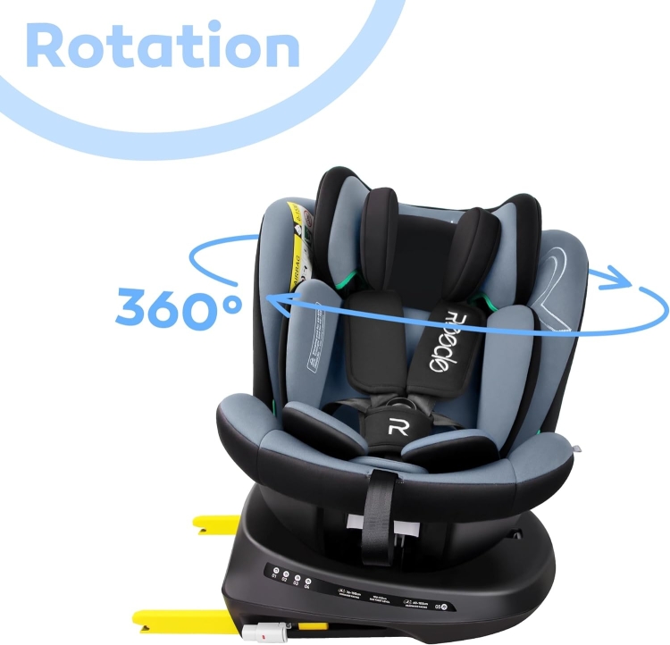FOTELIK SAMOCHODOWY REECLE i size ISOFIX 0-36 RWF obrotowy
