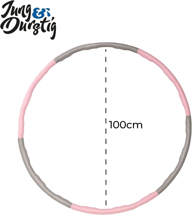 Jung Durstig Hula Hoop Koło fitness 100cm składana