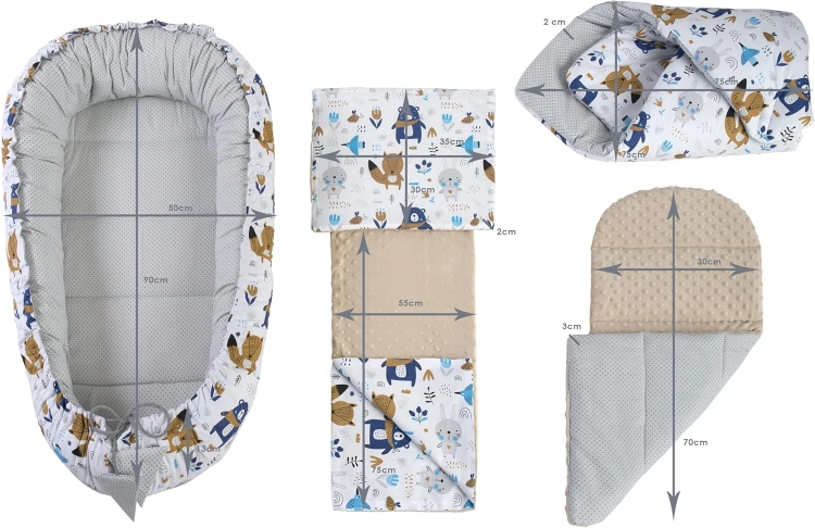 Medi Partners kokon niemowlęcy komplet 5 częściowy