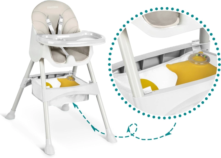 Ricokids krzesełko do karmienia ze stolikiem