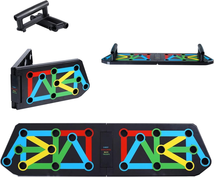 LAMZIEN 13 in 1 Push Up Board do ćwiczeń Wielofunkcyjna deska z uchwytami do pompek