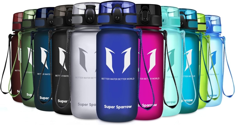 Super Sparrow 1,5 L Sportowa butelka do wody bidon granatowy