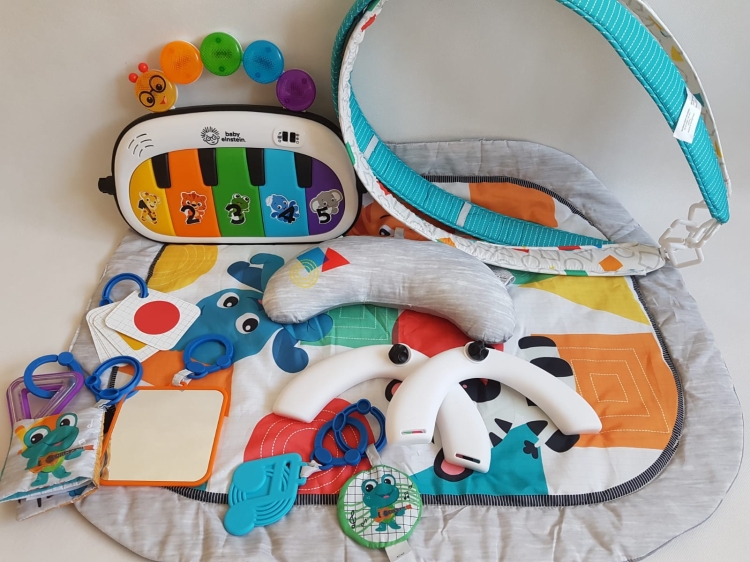 OUTLET Bright Stars Baby Einstein Mata edukacyjna pianinko