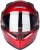 KASK MOTOCYKLOWY JIEKAI Z OSŁONĄ PRZECIWSŁONECZNĄ rozm L czerwony