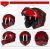KASK MOTOCYKLOWY JIEKAI Z OSŁONĄ PRZECIWSŁONECZNĄ rozm L czerwony