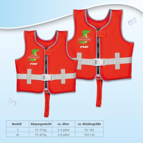 reer myswimbuddy kamizelka do nauki pływania S (15-19 kg)