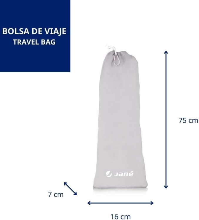 Barierka ochrona do łóżka Jane 140 cm składana wysoka 50 cm