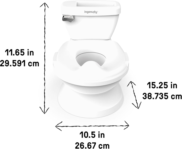 Ingenuity My Size Potty Pro, toaleta do nauki korzystania dźwięk spłuczka