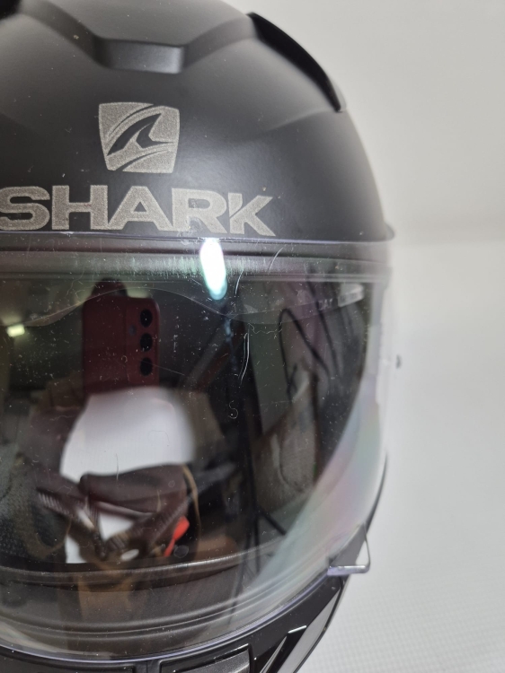 SHARK SHARK, Kask motocyklowy na całą twarz Ridill, black mat, M