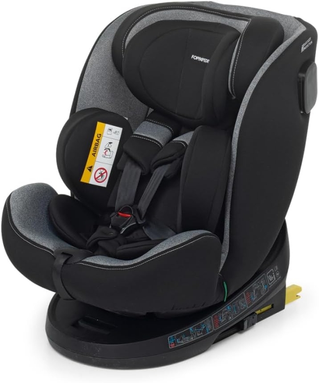 Foppapedretti Circle i-Size, obrotowy fotelik samochodowy dla dzieci od 40 do 150 cm 0-50 kg