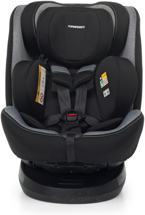 Foppapedretti Circle i-Size, obrotowy fotelik samochodowy dla dzieci od 40 do 150 cm 0-50 kg