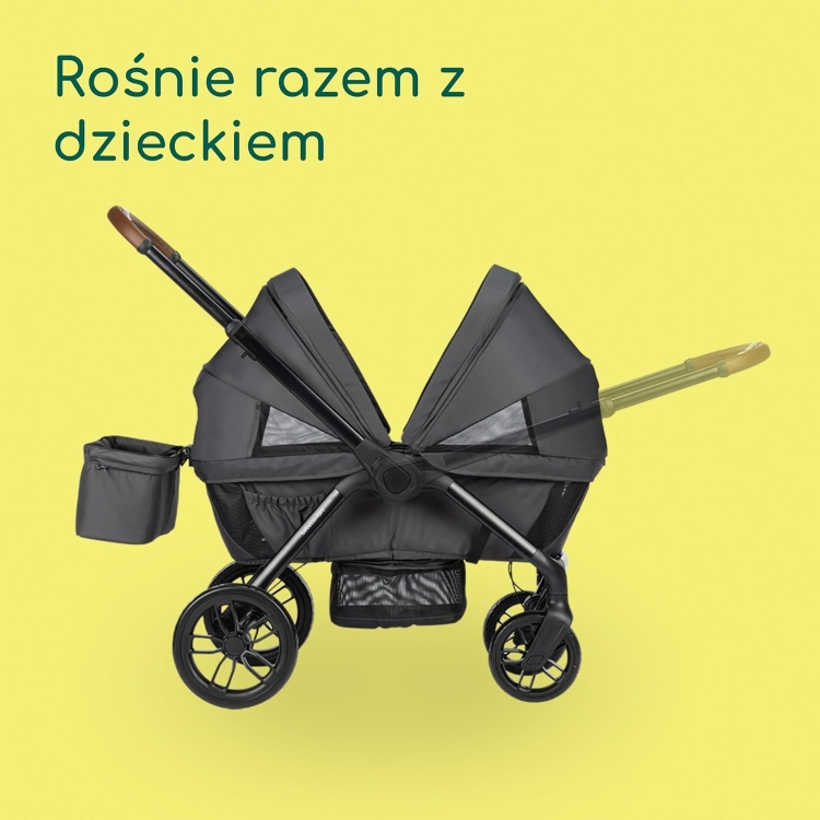 Bebeconfort Helios, Bliźniaczy wózek spacerowy od urodzenia, 0–4 lata, 0–22 kg