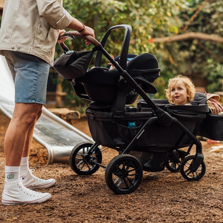 Bebeconfort Helios, Bliźniaczy wózek spacerowy od urodzenia, 0–4 lata, 0–22 kg