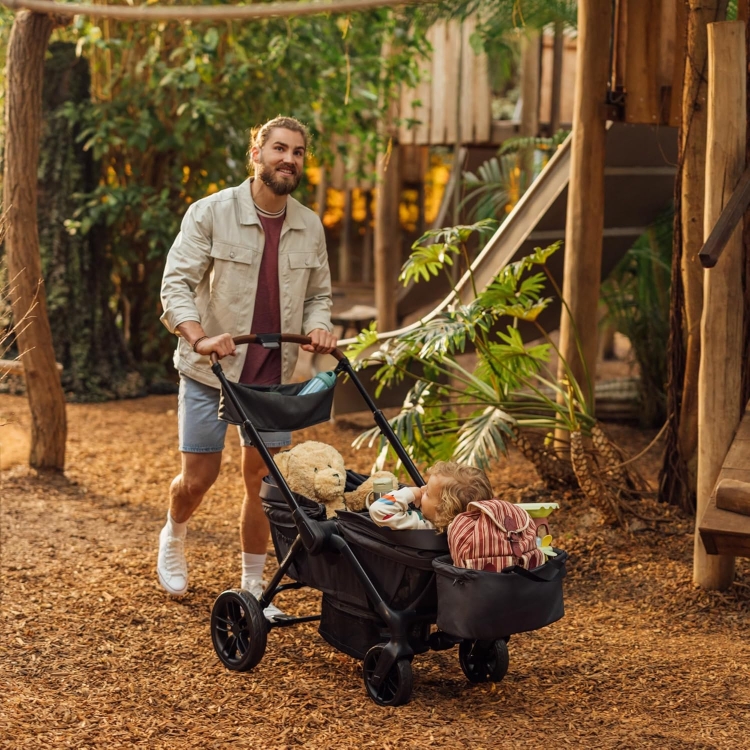 Bebeconfort Helios, Bliźniaczy wózek spacerowy od urodzenia, 0–4 lata, 0–22 kg