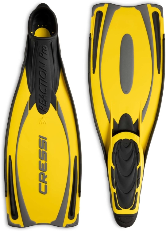 Cressi Płetwy Reaction Pro - płetwy do nurkowania i snorkelingu, płetwy dla dorosłych 43-44