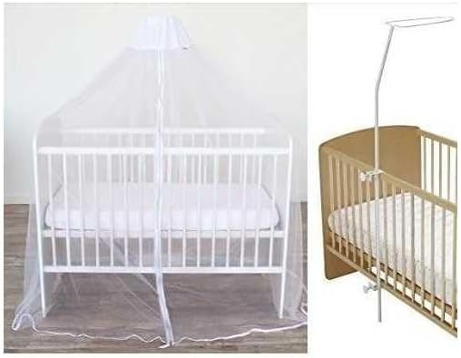 Domiva stelaż na baldachim do łozeczka + baldachim siatka