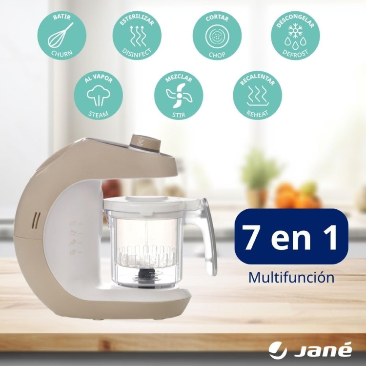 Jane mikser blender robot kuchenny 7w1 do przygotowywania posiłków dla niemowląt