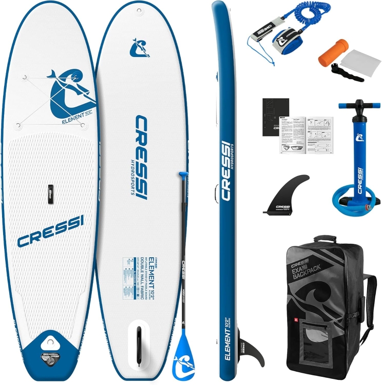 Cressi Uniseks Element All Round Isup Set 10'2'' pompowana Deska Sup używana