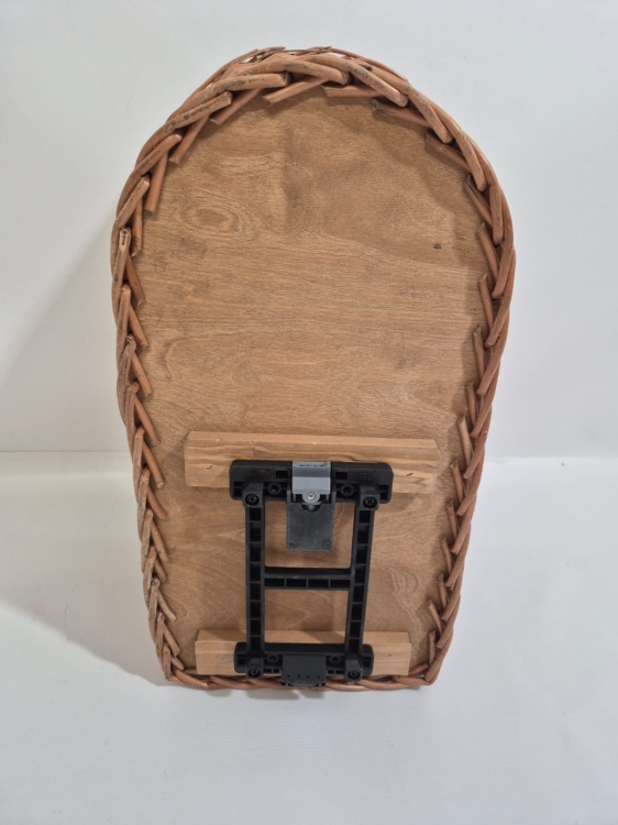 Basil B.V. Koszyk na tylne koło dla dorosłych, uniseks, szary, rozmiar uniwersalny