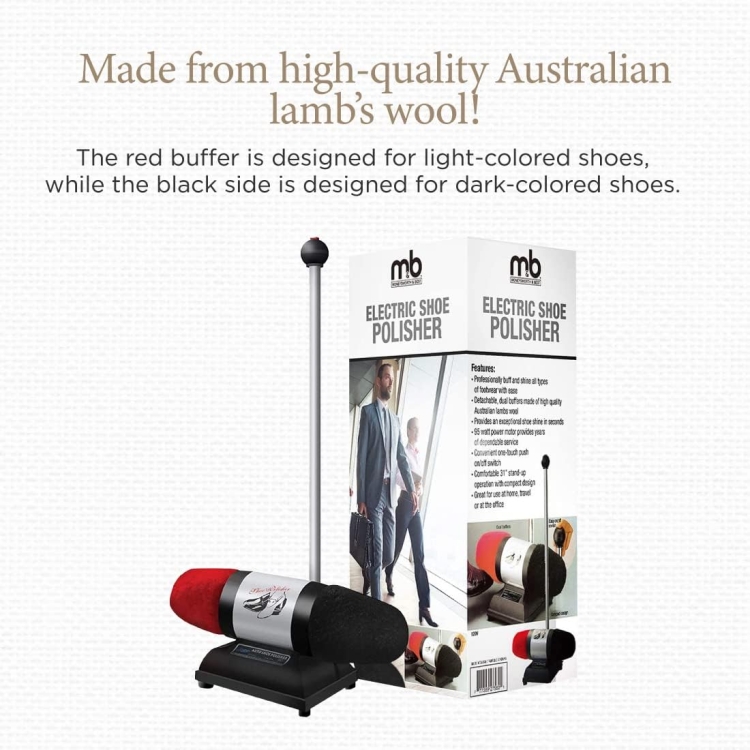 Moneysworth & Best Dual-Buffer  elektryczne urządzenie do czyszczenia butów