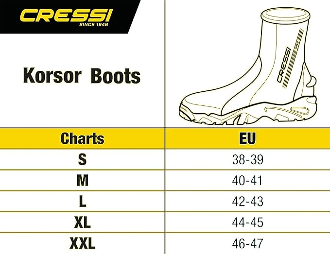 Cressi Korsor 5 mm buty neoprenowe rozm L 42-43