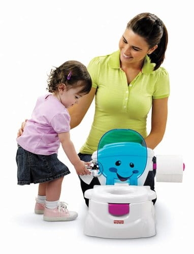 OUTLET Fisher-Price Meine erste Toilette FISHER PRICE Nocnik grający toaleta JĘZYK Tylko NIEMIECKI