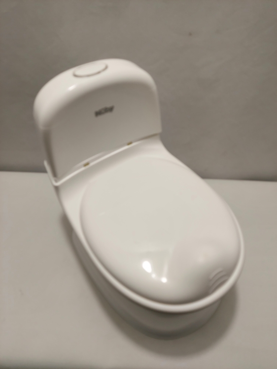 Nuby Dr. Talbot's My Real Potty Nocnik z Dźwiękiem Płukania Biały mini toaleta