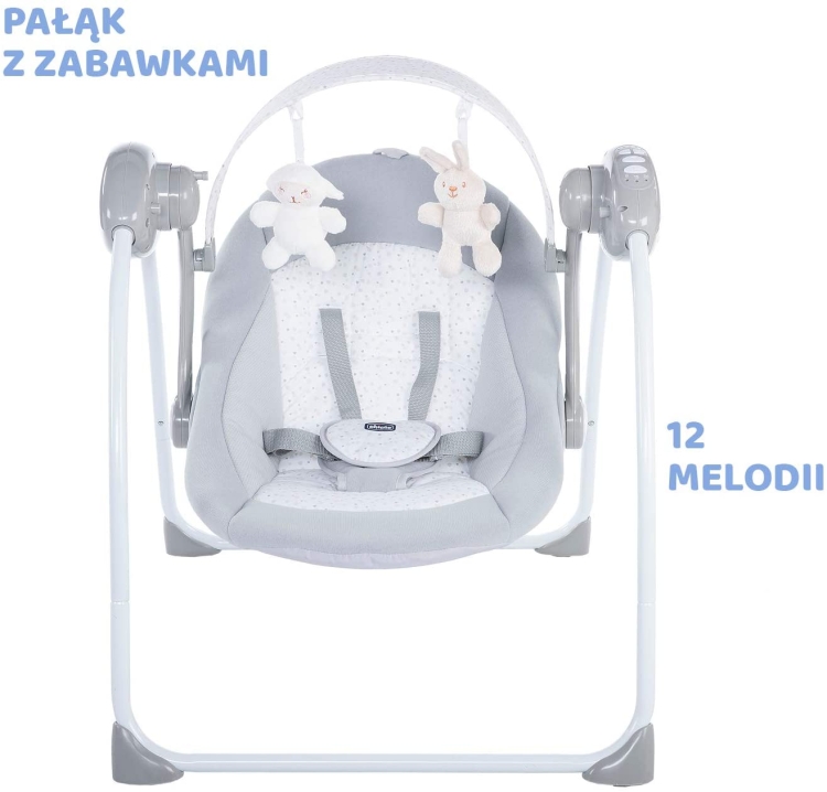 Chicco Relax & Play leżaczek huśtawka dla niemowląt muzyka