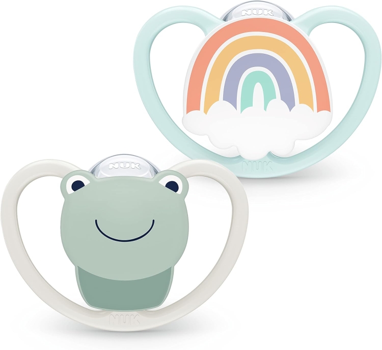 NUK Space smoczek dziecięcy, 0-6 miesięcy, smoczek