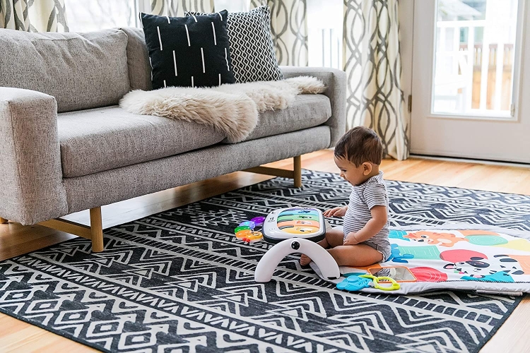 Bright Stars Baby Einstein Mata edukacyjna pianinko muzyczny świat