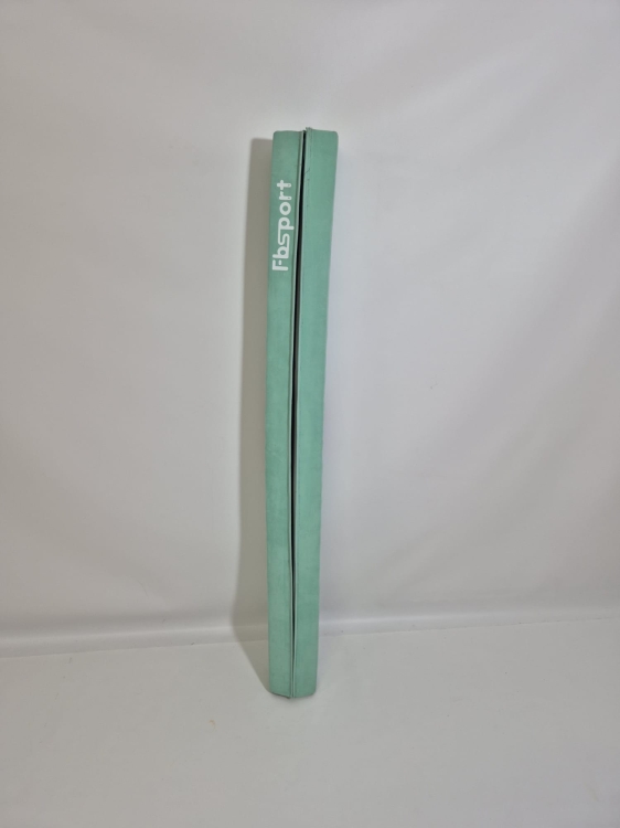 FBSPORT Składana belka balansowa 270 cm, gimnastyka, belka podłogowa do gimnastyki, flokowana warstwa,