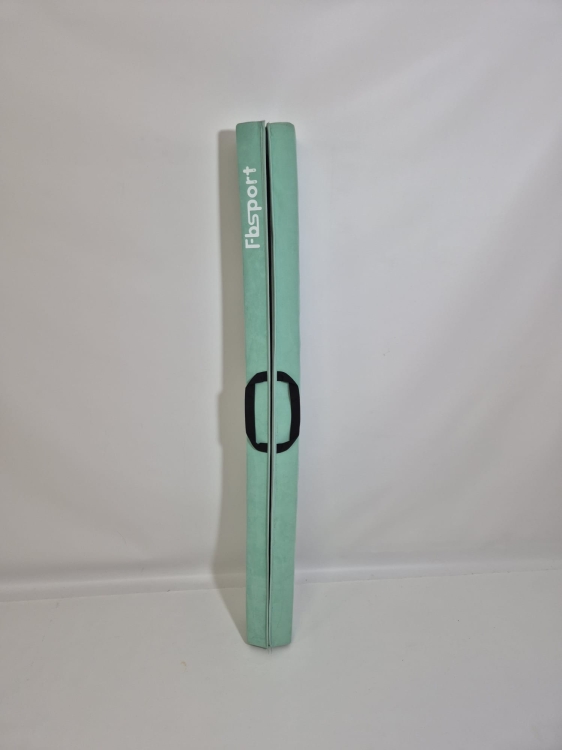 FBSPORT Składana belka balansowa 270 cm, gimnastyka, belka podłogowa do gimnastyki, flokowana warstwa,