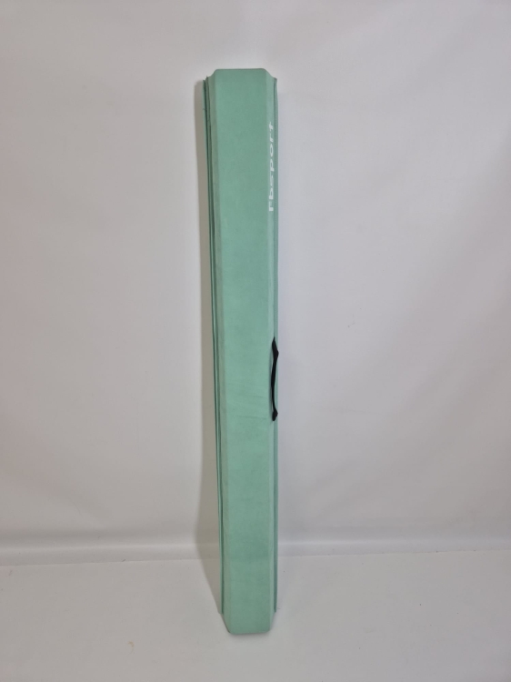 FBSPORT Składana belka balansowa 270 cm, gimnastyka, belka podłogowa do gimnastyki, flokowana warstwa,