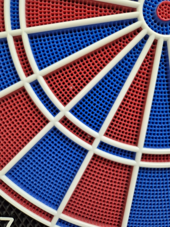 Carromco TOPAZ-901 elektroniczna tarcza do rzutek, czarna, 2-otworowa, elektroniczna tarcza do darta, zestaw rzutek do 8 graczy, 40 gier i 761 wariantów