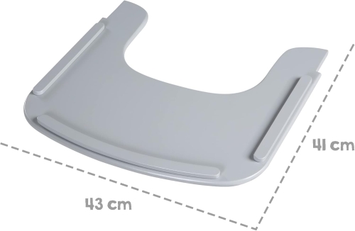 roba Tacka do jedzenia z drewna do krzesełka do karmienia Sit Up Flex